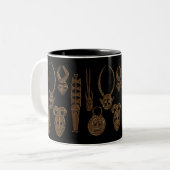 Mugs de café "TRIBAL" (Devant gauche)