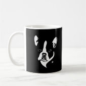 Mugs de chiens de Boston Terrier (Gauche)