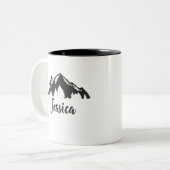 Mugs de feu de camp personnalisés (Devant gauche)