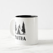 Mugs de feu de camp personnalisés (Devant gauche)