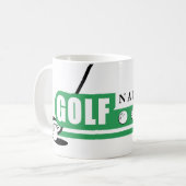 Mugs de golfeur personnalisés (Devant gauche)