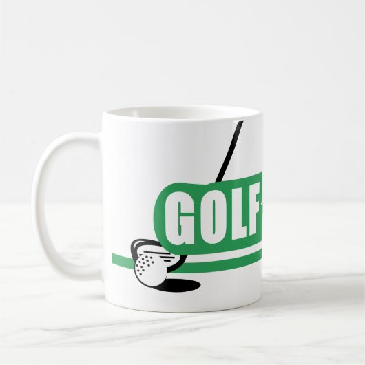 Mugs de golfeur personnalisés (Gauche)