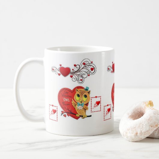 Mugs de la Saint-Valentin Mugs (Avec donut)