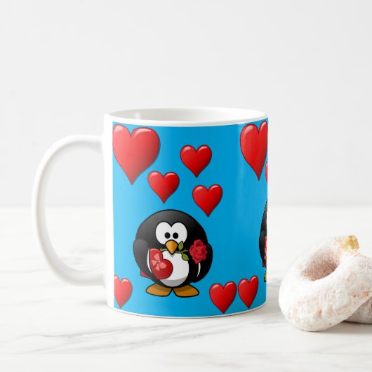 Mugs de la Saint-Valentin Mugs (Avec donut)
