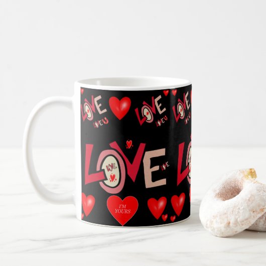 Mugs de la Saint-Valentin Mugs (Avec donut)