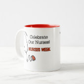 Mugs de la Semaine des infirmières stéthoscope (Devant gauche)