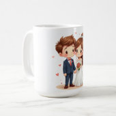 Mugs de l'anniversaire mariage (Devant gauche)