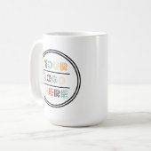 Mugs de logo personnalisés pour cadeaux d'entrepri (Devant gauche)