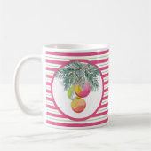 Mugs de Noël mignons rose et vert (Gauche)