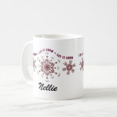 Mugs de Noël personnalisés (Devant gauche)