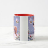 Mugs de Noël rouge - hiver énigmatique (Centre)