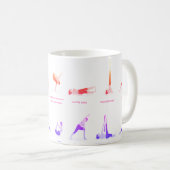 Mugs de pose de yoga personnalisés pour le don (Devant droit)