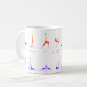 Mugs de pose de yoga personnalisés pour le don (Devant gauche)