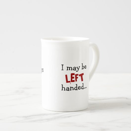 Mugs de spécialité à gauche (Devant droit)