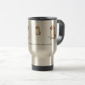 Mugs de voyage : Labrador Retriever (Devant droit)