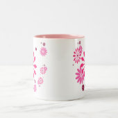 MUGS DESIGNER FLEURS ROSES - CAFÉ - CADEAUX (Centre)
