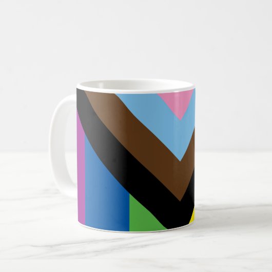 Mugs - Drapeau LGBTQIA+ (Devant gauche)