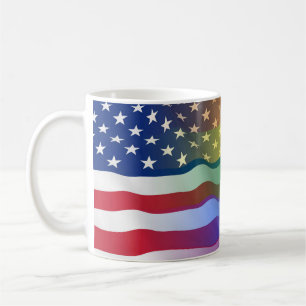 Mugs - Drapeau USA Drapeau LGBT