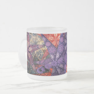 Mugs en verre dépoli