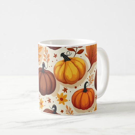 Mugs Et Coupes De Fête De Thanksgiving (Devant droit)