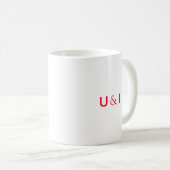 Mugs expressifs U & I (Devant droit)