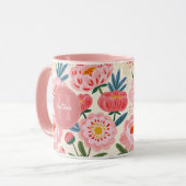 Mugs Fleurs Mignonnes Fantaisistes (Devant gauche)
