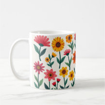 Mugs floraux artistiques
