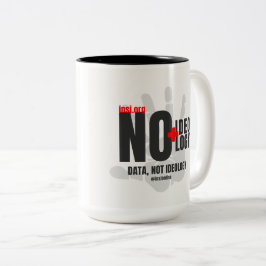 Mugs for thinking and expressing yourself tweekleurige koffiemok