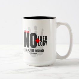 Mugs for thinking and expressing yourself tweekleurige koffiemok