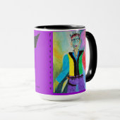 MUGS FUNNY - FRANKENSTEIN & BAT - CADEAUX HUMOURS (Devant droit)