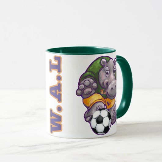 Mugs Hippo de football (Devant droit)