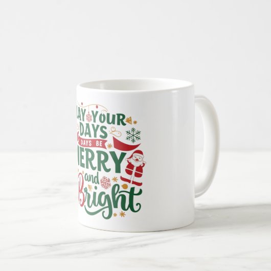 Mugs inspirants pour un Noël joyeux (Devant droit)