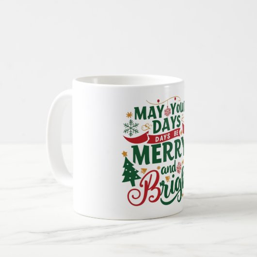 Mugs inspirants pour un Noël joyeux (Devant gauche)