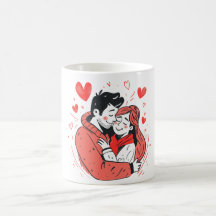 Mugs inspirés par l'amour pour la Saint-Valentin