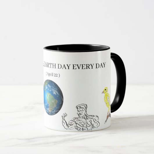 Mugs : Jour des terres Celebration (Devant droit)