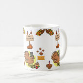 Mugs Joyeuse fête de Thanksgiving (Devant droit)