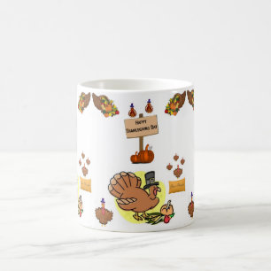 Mugs Joyeuse fête de Thanksgiving