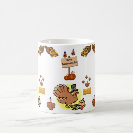 Mugs Joyeuse fête de Thanksgiving (Centre)
