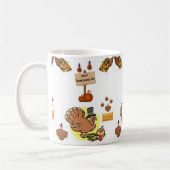 Mugs Joyeuse fête de Thanksgiving (Gauche)