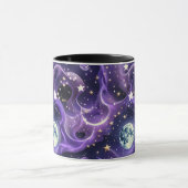 Mugs – Luxury Lavender Celestial Moon Motifs Coffe (Centre)