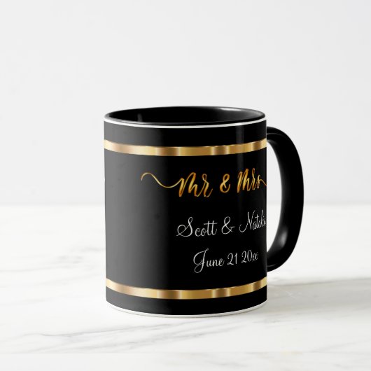 Mugs Mariages de décoration classique (Devant droit)
