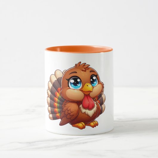 Mugs mignons de Thanksgiving (Centre)