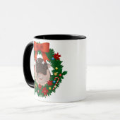 Mugs Moo Deng Joyeux Noël. (Devant gauche)