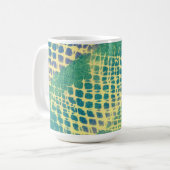 Mugs Motifs Abstraits bleu vert pourpre (Devant gauche)