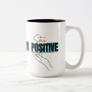 Mugs Motivational Design Tweekleurige Koffiemok