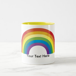 Mugs personnalisées de Fierté arc-en-ciel
