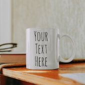 Mugs personnalisés | Ajouter votre propre texte