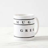 Mugs Personnalisés Avec Noms (Devant droit)