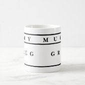 Mugs Personnalisés Avec Noms (Centre)