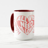 Mugs personnalisés de la Saint Valentin (Devant gauche)